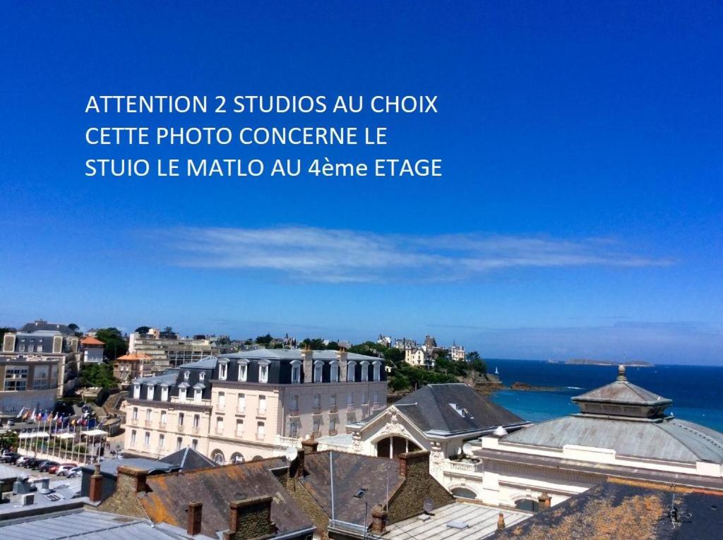 Les Studios Vue Mer Le Matlo Dinard Buitenkant foto